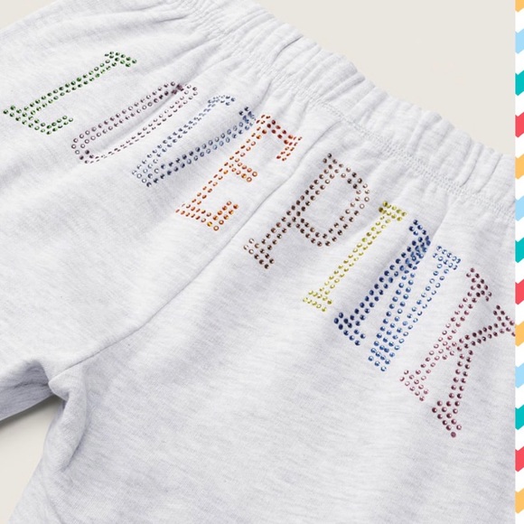 Victoria's Secret Pink XLarge Rainbow Bling
Campus Tee And Matching Shorts π - Picture 8 of 8